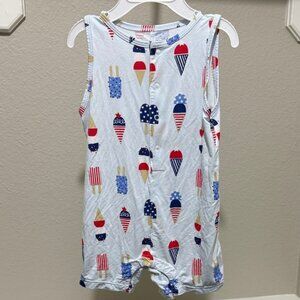Angel Dear American Ice Cream Sleeveless Shortie Romper